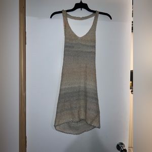 Custom made hand knit bathing suit cover